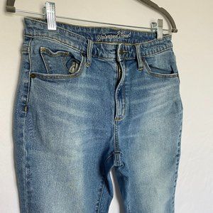 EUC Universal Thread High Rise Boot Crop Jeans - 8